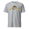 Infantry Custom T-shirt- Leatherneck For Life - Sports Grey