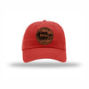 Tun Tavern Birthplace Circle Leatherette Patch Dad Hat - RED
