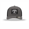 Flexfit 251st USMC Birthday Carbon Fiber Patch Structured Trucker - GRAPHITE/BLACK