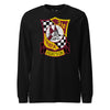 VFMA-312 Checkerboard Squadron Long Sleeve T-Shirt - Black