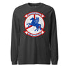 VMM-161 Greyhawks Long Sleeve T-Shirt - Charcoal Heather