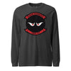 VMM-163 Evil Eyes Squadron Long Sleeve T-Shirt - Charcoal Heather