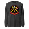HMX-1 Marine One Squadron Long Sleeve T-Shirt - Charcoal Heather