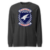 VMFA-533 Hawks Squadron Long Sleeve T-Shirt - Charcoal Heather