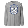VMFA-112 Cowboys Squadron Long Sleeve T-Shirt - Heather Grey