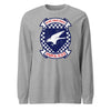 VMFA-533 Hawks Squadron Long Sleeve T-Shirt - Heather Grey