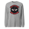 VMM-163 Evil Eyes Squadron Long Sleeve T-Shirt - Heather Grey