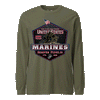 250 Year USMC Anniversary Longsleeve T-shirt - OD GREEN