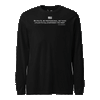 Be Polite and Have a Plan Mattis Quote Longsleeve T-Shirt - BLACK