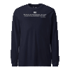 Be Polite and Have a Plan Mattis Quote Longsleeve T-Shirt - NAVY