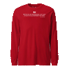 Be Polite and Have a Plan Mattis Quote Longsleeve T-Shirt - RED