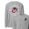 250th USMC Birthday Rocker Longsleeve T-shirt - HEATHER GREY