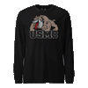 Bulldog USMC Longsleeve T-Shirt - BLACK