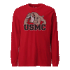 Bulldog USMC Longsleeve T-Shirt - RED