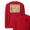 Operation Phantom Fury Battle Map Longsleeve T-Shirt - RED