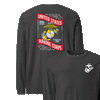 The 250th USMC Birthday Commemorative Longsleeve T-Shirt - CARCOAL HEATHER