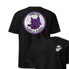 VMM-364 Purple Foxes Squadron Front & Back T-Shirt - Black