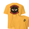 VMM-163 Evil Eyes Squadron Front & Back T-Shirt - Gold