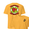 VMM-363 Red Lions Squadron Front & Back T-Shirt - Gold