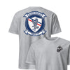 VMFA-115 Silver Eagles Front & Back T-Shirt - Heather Grey