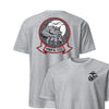 VMFA-122 Werewolves Squadron Front & Back T-Shirt - Heather Grey