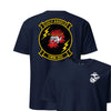 VMM-362 Ugly Angels Squadron Front & Back T-Shirt - Navy