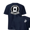 VMFA-231 Ace of Spades Squadron Front & Back T-Shirt - Navy