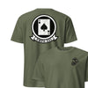 VMFA-231 Ace of Spades Squadron Front & Back T-Shirt - OD Green
