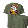VFMA-312 Checkerboard Squadron Front & Back T-Shirt - OD Green