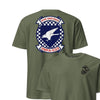 VMFA-533 Hawks Squadron Front & Back T-Shirt - OD Green