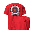 VMGR-152 Sumos Squadron Front & Back T-Shirt - Red