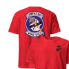VMFAT-501 Warlords Squadron Front & Back T-Shirt - Red
