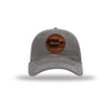 Tun Tavern Birthplace Circle Leatherette Patch Soft Mesh Trucker - GREY/WHITE