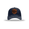 Tun Tavern Birthplace Circle Leatherette Patch Soft Mesh Trucker - NAVY/WHITE