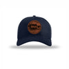Tun Tavern Birthplace Circle Leatherette Patch Structured Hat - NAVY