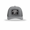251st USMC Birthday Carbon Fiber Patch Structured Trucker - HEATHER GREY/BLACK
