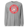 United States Marine Corps Circle Long Sleeve T-Shirt - HEATHER GREY