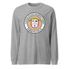 Marine Corps Recruit Depot Parris Island Long Sleeve T-Shirt - Heather Grey