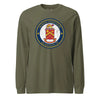 Marine Corps Base Quantico Long Sleeve T-Shirt - OD Green