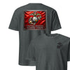 Marine Corps Metal Plaque T-Shirt - CHARCOAL HEATHER