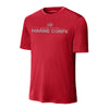 Marine Corps Old Glory Performance T-Shirt - RED