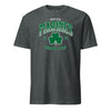 Marines Shamrock Arch Born in a Bar T-Shirt - CHARCOAL HEATHER