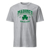Marines Shamrock Arch Born in a Bar T-Shirt - HEATHER GRAY