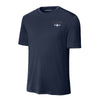Marines Roundel Performance T-Shirt - NAVY