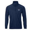 Marines Roundel Performance Quarter Zip Pullover - NAVY