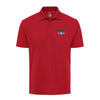 Marines Roundel Performance Polo Shirt - RED