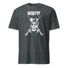 Misfit Skull With 240s T-Shirt - CHARCOAL HEATHER