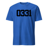 MOS Number Custom Shirt Black- Leatherneck For Life - True Royal