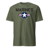Marine Roundel Custom Shirt- Leatherneck For Life - OD Green