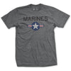 Marines Aviation Roundel T-Shirt - HEATHER GREY